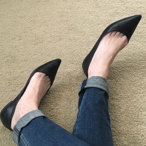 Mia black flats
